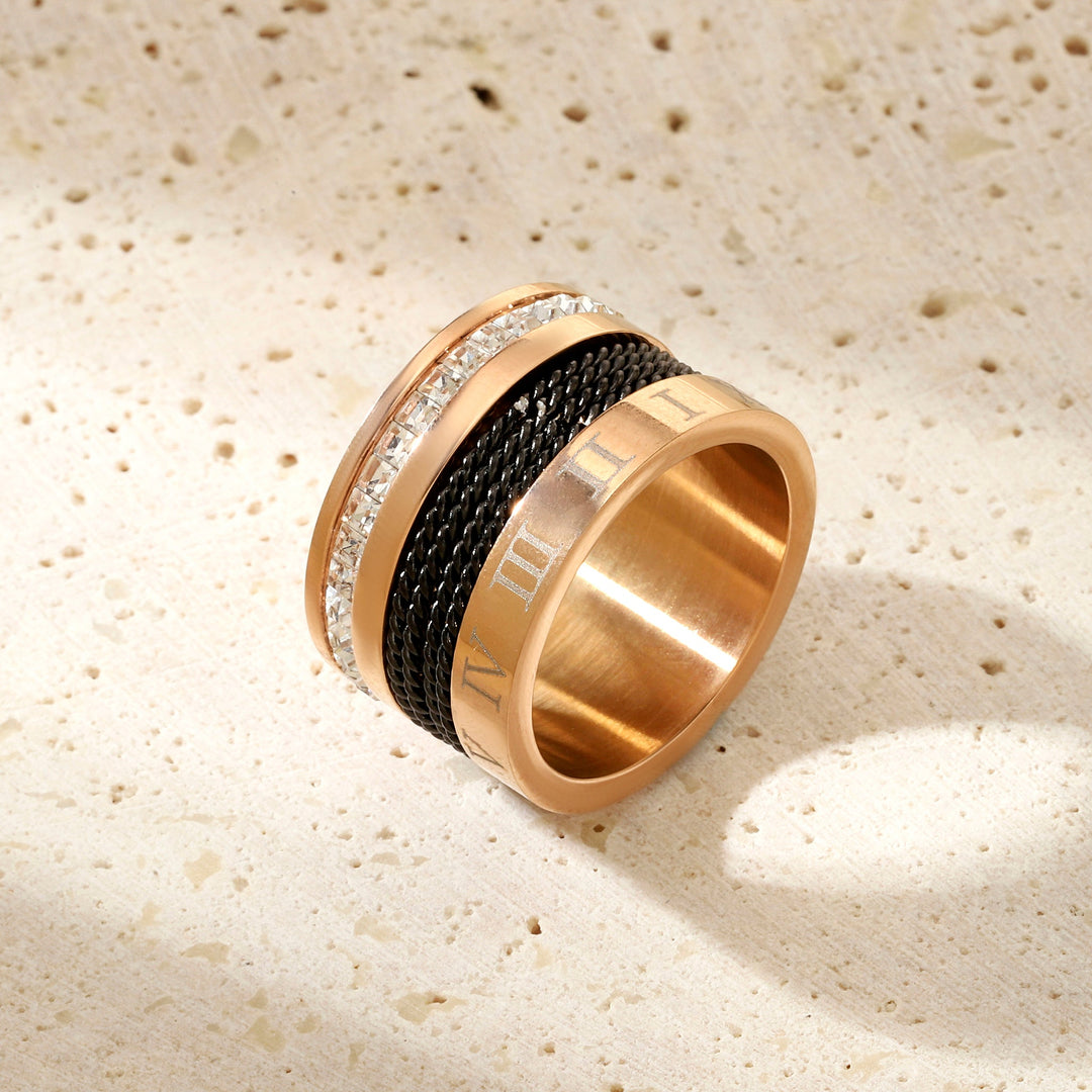 Nebula's Rose Gold Ring - Salty Accessories