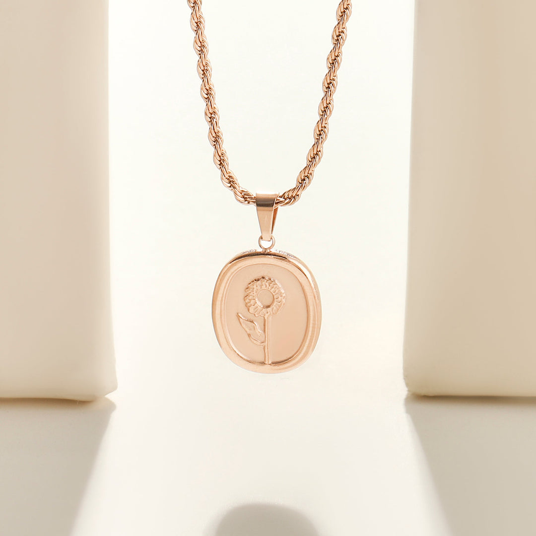 Beloved Bloom Rose Gold Necklace - Salty Accessories