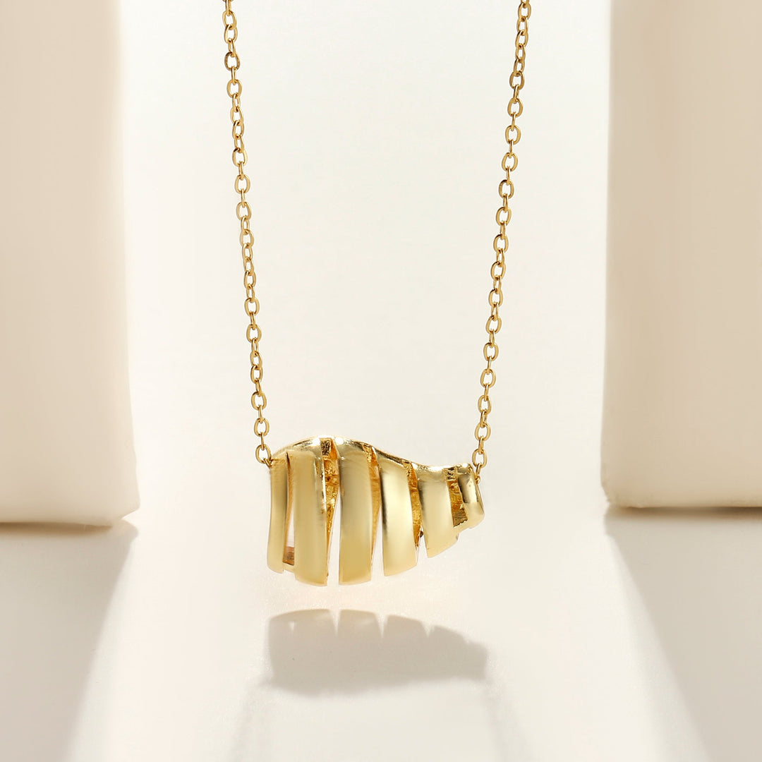 Lustrous Golden Necklace - Salty Accessories