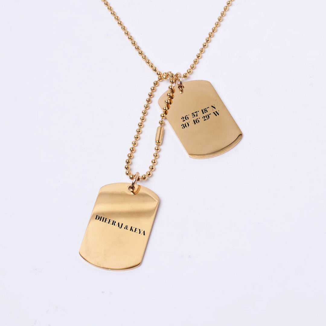 Personalised Call Of Duty Golden Chain - Salty Accessories