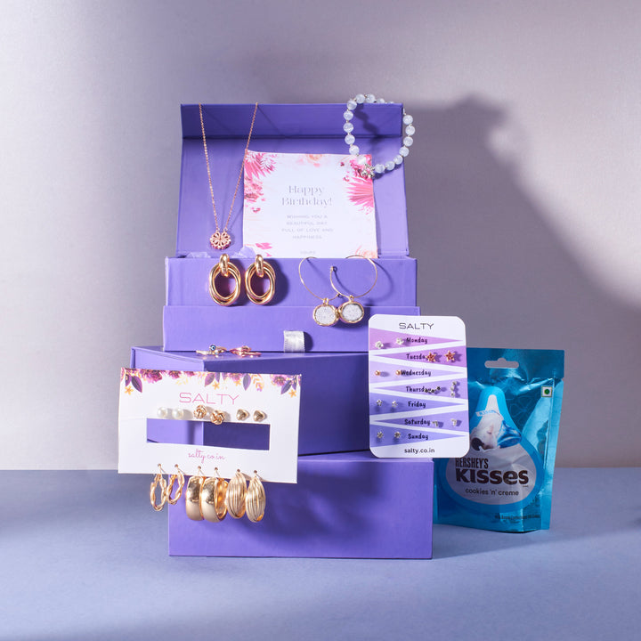 Token of Love Jewellery Gift Box for Her with Personalised Card