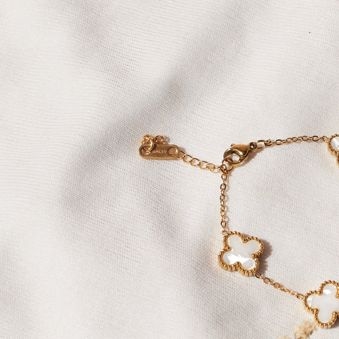 White Dove Clover Affair Jewellery Set - Salty Accessories